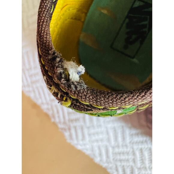 Vans x Simpsons Glow Bart Kids Sneakers Size 12 Black Green Limited Edition - Picture 6 of 11